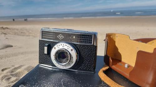Vintage AGFA PARAMAT Camera, leather case, Audio, Tv en Foto, Fotocamera's Analoog, Gebruikt, Compact, Overige Merken, Ophalen of Verzenden