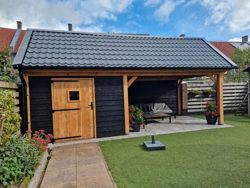 Tuinhuis schuur opslag blokhut carport afdak vlonder, Tuin en Terras, Tuinhuizen, Hout, Ophalen of Verzenden