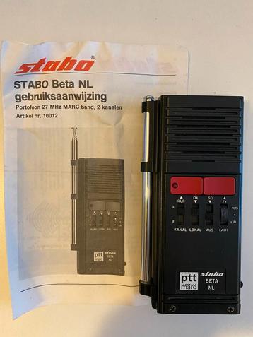 Gezocht : Stabo Beta 27 MHz portofoon