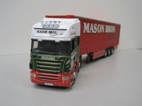 Corgi 1-50 CC 13701 SCANIA R Topline Curtainside Mason Bros, Hobby en Vrije tijd, Modelauto's | 1:50, Nieuw, Bus of Vrachtwagen