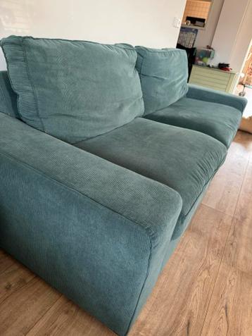 3 Zitsbank Ikea - Kivik - grijsturkoois - Rib stof - afbeelding 5 3 Zitsbank Ikea - Kivik - grijsturkoois - Rib stof - afbeelding 5