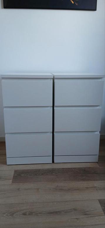 Te koop, 2 ladekasten Malm van IKEA - afbeelding 1 Te koop, 2 ladekasten Malm van IKEA - afbeelding 1
