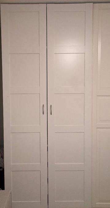 2 ikea pax kast deuren wit, 50 x 229 - afbeelding 1 2 ikea pax kast deuren wit, 50 x 229 - afbeelding 1