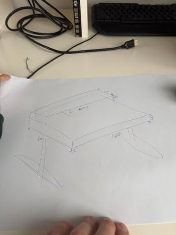 Stevig bureau 140x80 - afbeelding 5 Stevig bureau 140x80 - afbeelding 5