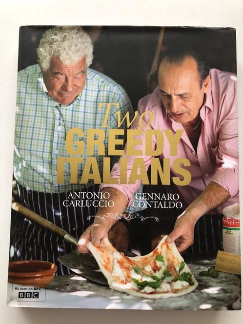 Two Greedy Italians (9781844009428), Boeken, Kookboeken, Zo goed als nieuw, Voorgerechten en Soepen, Hoofdgerechten, Taart, Gebak en Desserts