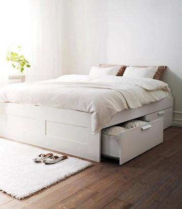 IKEA BRIMNES bedframe met opberglades 180x200 cm