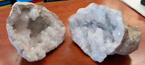 XL quartz geode bergkristal (1 van 5), Verzamelen, Mineralen en Fossielen, Mineraal, Ophalen of Verzenden