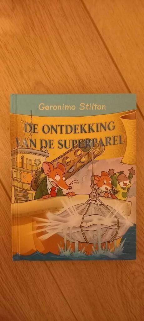 Geronimo Stilton - De ontdekking van de superparel, Boeken, Kinderboeken | Jeugd | onder 10 jaar, Zo goed als nieuw, Ophalen of Verzenden
