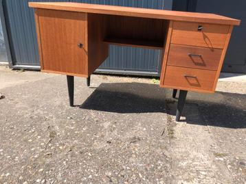 Simpla lux vintage €75 retro bureau hout teak jaren 60 