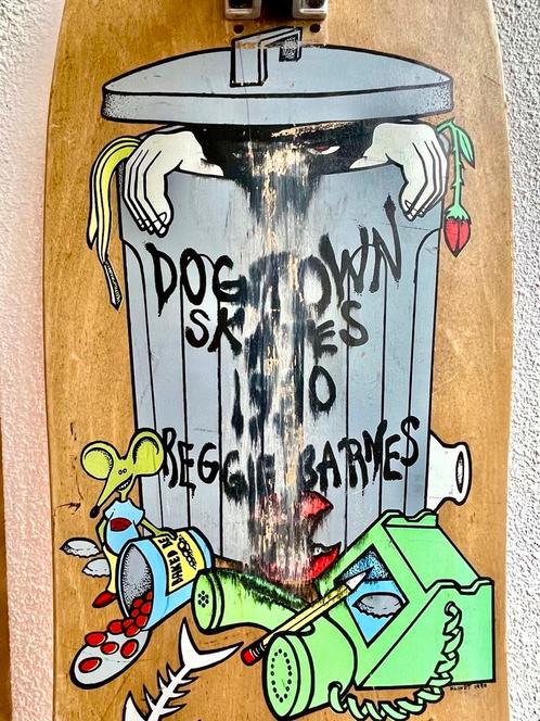 Vintage Dogtown ‘Reggie Barnes’ skateboard deck jaren 80, Sport en Fitness, Skateboarden, Gebruikt, Skateboard, Longboard, Ophalen of Verzenden