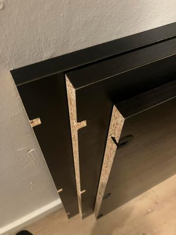 3x Utrusta Metod zwarte planken 60x60 ikea - afbeelding 1 3x Utrusta Metod zwarte planken 60x60 ikea - afbeelding 1