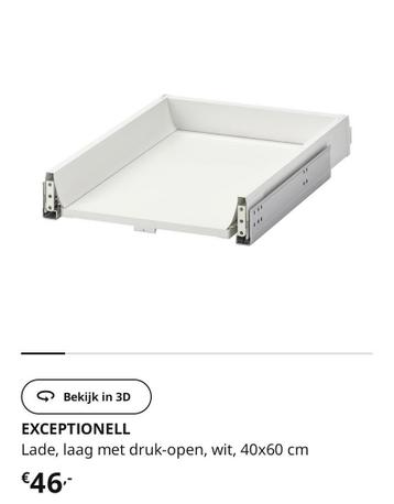 Keukenkast met Exceptionell keukenlade Ikea B40 D60 - afbeelding 4 Keukenkast met Exceptionell keukenlade Ikea B40 D60 - afbeelding 4