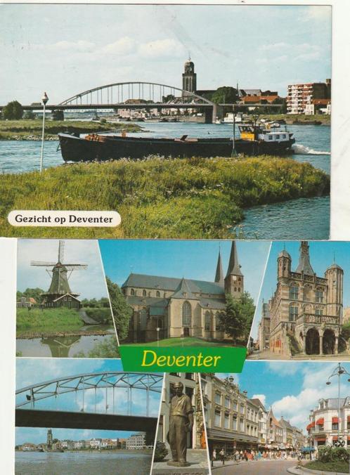 Deventer (Ov.) - div. (kleur) ansichtkaarten, tot, 8., Verzamelen, Ansichtkaarten | Nederland, Overijssel, 1980 tot heden, Ophalen of Verzenden
