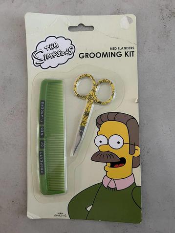 Grooming kit Ned Flanders The Simpsons nieuw schaartje kam
