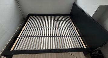 Bedframe Malm Ikea zwart - afbeelding 2 Bedframe Malm Ikea zwart - afbeelding 2