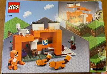 Lego minecraft the fox lodge 21178