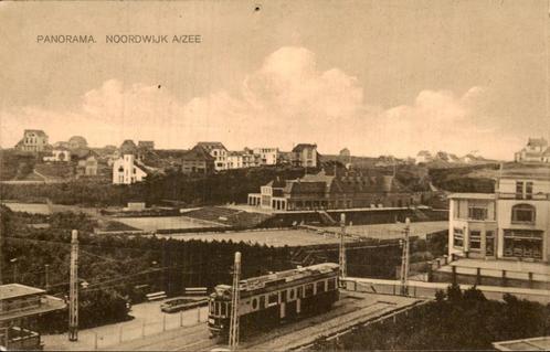 Noordwijk aan Zee - Panorama - Tram, Verzamelen, Ansichtkaarten | Nederland, Gelopen, Zuid-Holland, 1920 tot 1940, Ophalen of Verzenden