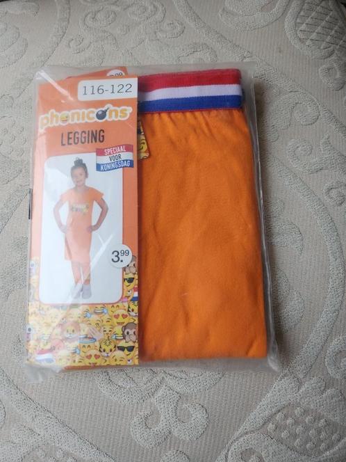 Phonicons oranje legging 116/122 - NIEUW, Kinderen en Baby's, Kinderkleding | Maat 116, Nieuw, Meisje, Broek, Ophalen of Verzenden