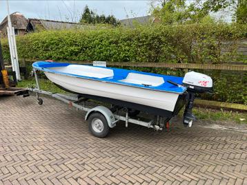 Placom vis / toerboot + pega trailer + yamaha 6pk