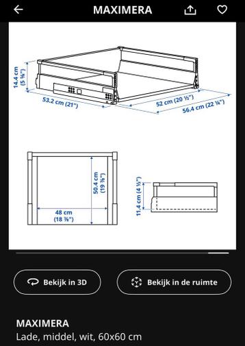 Ikea Metod Lade + Frontje - afbeelding 4 Ikea Metod Lade + Frontje - afbeelding 4