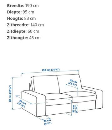 Kivik 2-zitsbank Ikea - afbeelding 4 Kivik 2-zitsbank Ikea - afbeelding 4