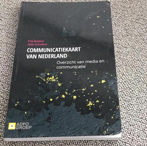 Otto Scholten - Communicatiekaart van Nederland, Boeken, Wetenschap, Zo goed als nieuw, Ophalen of Verzenden