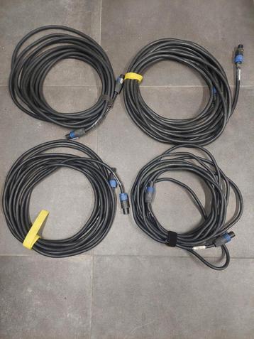 4-aderige speakon kabels 4x2,5mm2 (neutrik)