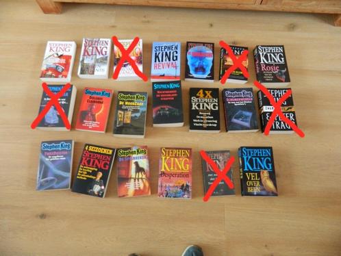 16x Stephen King ( paperbacks ) 3,- per stuk of 4 voor 10,-, Boeken, Fantasy, Zo goed als nieuw, Ophalen of Verzenden