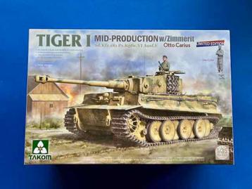 TAKOM	2200	Tiger I Mid Prod. w/zim Sd.Kfz. 181	1/35 incl fig