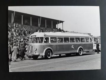Foto  Crossley Verheul bus - Zandvoort circuit 1952