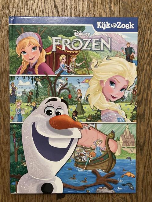 Disney Frozen zoekboek, Boeken, Kinderboeken | Jeugd | onder 10 jaar, Zo goed als nieuw, Ophalen of Verzenden