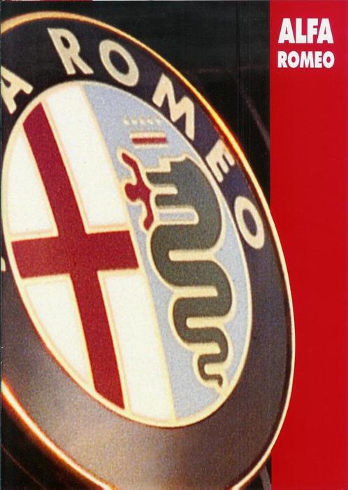 Belgische Alfa Romeo folder 1993, Boeken, Auto's | Folders en Tijdschriften, Nieuw, Alfa Romeo, Ophalen of Verzenden