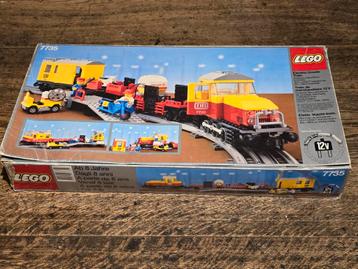 Lego 7735 Freight Train compleet met doos boekje en stickers