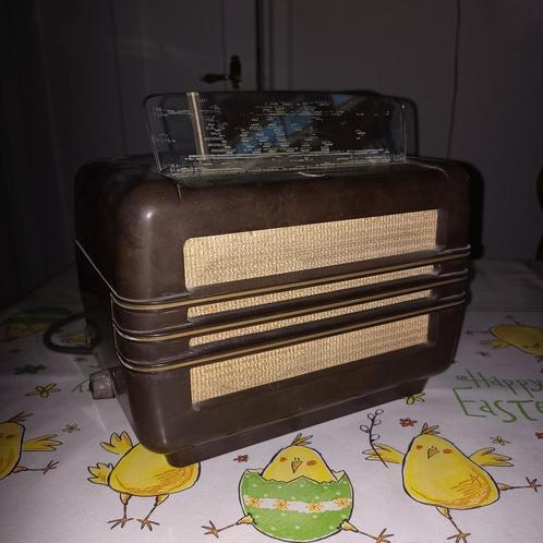 Philips BX281U buizenradio 1948, Antiek en Kunst, Antiek | Tv's en Audio, Ophalen of Verzenden