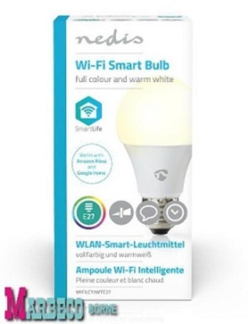 SmartLife Wi-Fi smart LED-lamp, Full-Colour en Warm-Wit, E27, Huis en Inrichting, Lampen | Losse lampen, Nieuw, Led-lamp, Minder dan 30 watt