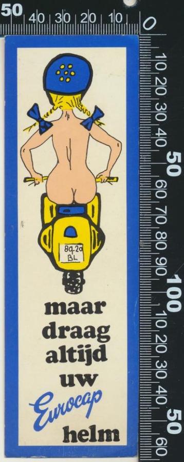 Sticker: Eurocap - Maar draag altijd uw Eurocap helm (2)