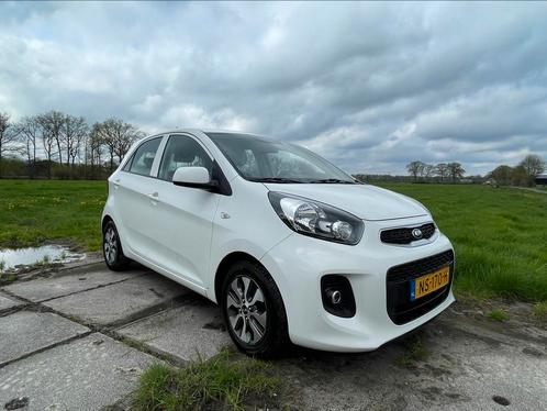 KIA Picanto 1.0 Airco 5-DRS 2017 Wit Camera Bluetooth, Auto's, Kia, Particulier, Picanto, Achteruitrijcamera, Airbags, Airconditioning