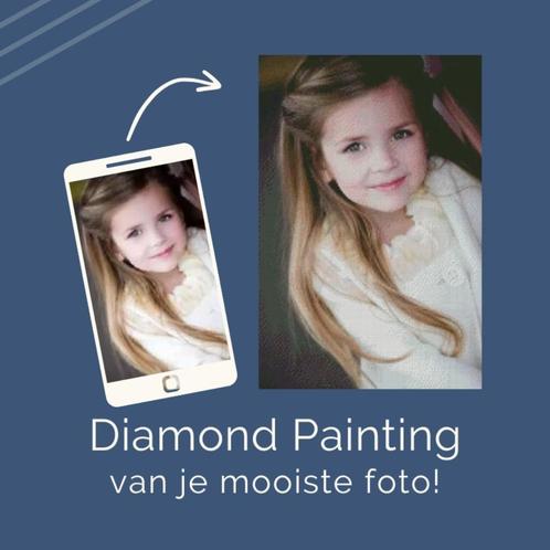 Eigen Foto Diamond Painting (Custom) vanaf € 18,95, Hobby en Vrije tijd, Knutselen, Nieuw, Knutselwerk, Ophalen of Verzenden
