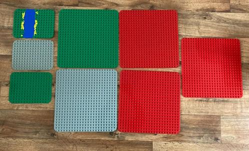 7 LEGO DUPLO Baseplates, Kinderen en Baby's, Speelgoed | Duplo en Lego, Gebruikt, Duplo, Ophalen of Verzenden