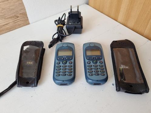 2 x Siemens M35 Mobiele Telefoons + Lader en Leren Hoesjes, Telecommunicatie, Mobiele telefoons | Siemens, Gebruikt, Zonder abonnement