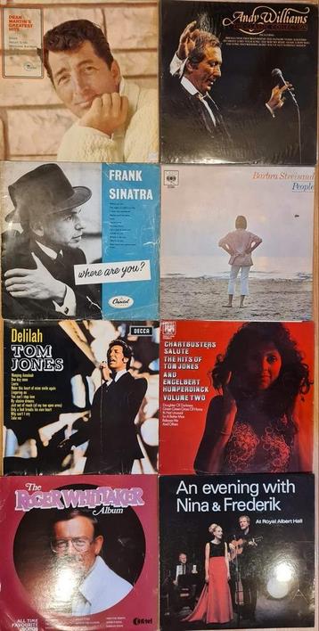 Verzameling van 129 stuks vinyl albums (zie foto's)