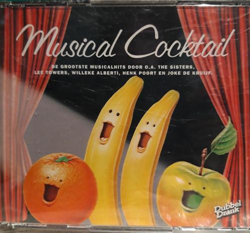 Musical Cocktail de grootste musical hits 2 KRASVRIJE CD'S, Cd's en Dvd's, Cd's | Filmmuziek en Soundtracks, Zo goed als nieuw