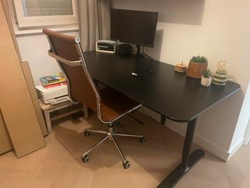 IKEA Bekant Bureau 160x80 - Zwart Beuken - afbeelding 2 IKEA Bekant Bureau 160x80 - Zwart Beuken - afbeelding 2