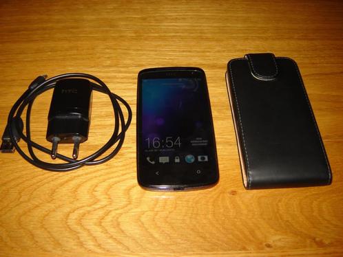 MOBIEL HTC DESIRE 500 met HOES !!!!, Telecommunicatie, Mobiele telefoons | HTC, Gebruikt, Zwart, Ophalen of Verzenden