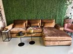 Luxe Velvet Loungebank Nepal 320x180cm Kemer104 Gold - Uniek