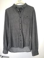 C50 WE: grijs katoenen blouse overhemd Maat M=48/50