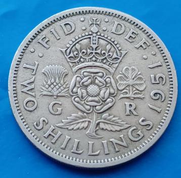 Verenigd Koninkrijk 2 shillings (florin) - 1951