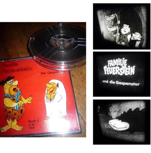 8mm film the Flintstones "Spoken" - silent 60mtr - zw/w, Audio, Tv en Foto, Filmrollen, 16mm film, Ophalen of Verzenden