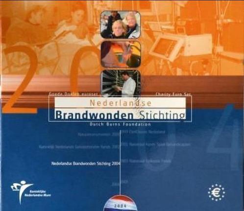 Goede doelen set 2004 Brandwonden Stichting muntset, Postzegels en Munten, Munten | Nederland, Setje, Euro's, Ophalen of Verzenden