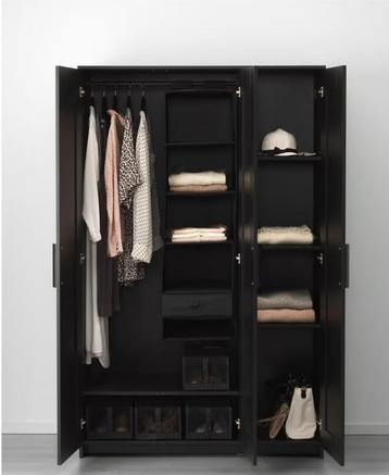 ikea brimnes kledingkast zwart - afbeelding 2 ikea brimnes kledingkast zwart - afbeelding 2